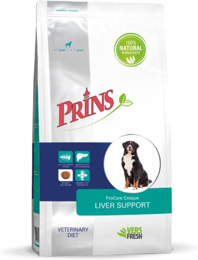 Prins Procare Croque Diet Liver Support Hondenvoer 10 kg
