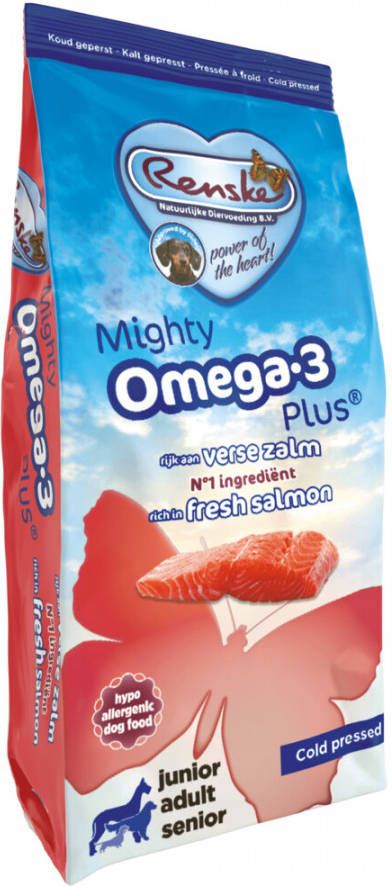 Renske Mighty Omega 3 Plus Cold Pressed Verse Zalm 600g