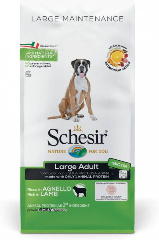 Schesir Large Maintenance Lam Hondenvoer 12 kg