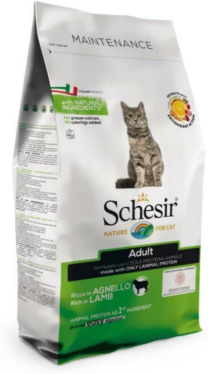 Schesir Cat Dry Maintenance Lam Kattenvoer 400 g
