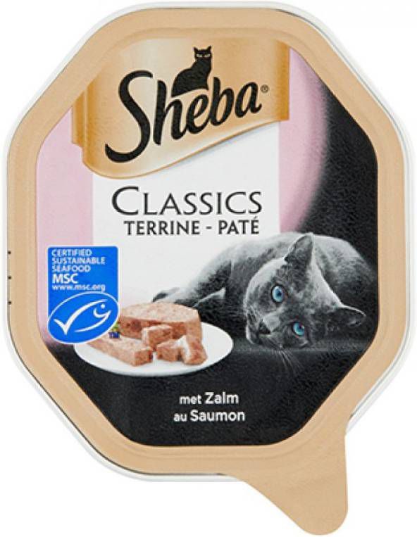 Sheba Alu Classic Pate 85 g Kattenvoer Zalm