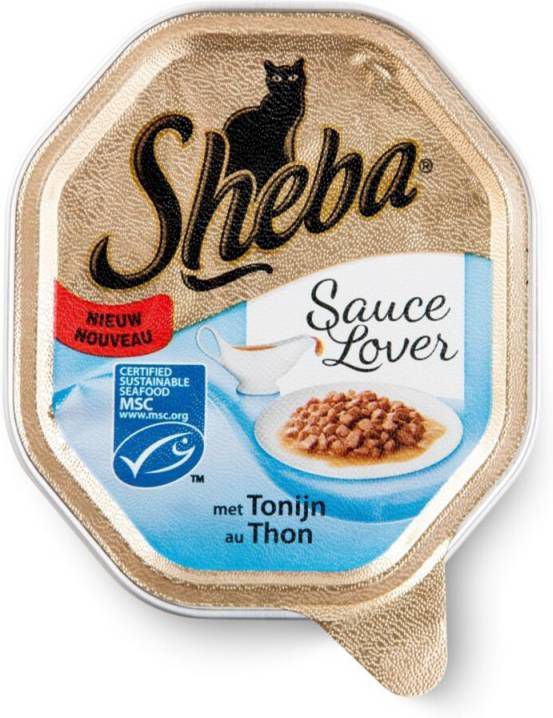 Sheba Sauce Lover met Tonijn 85 gr Per 22(22 x 85 gram )
