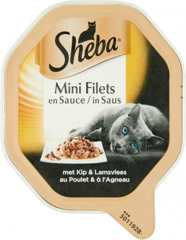 Sheba Selection Kip en Lam in Saus Per 22(22 x 85 gram )