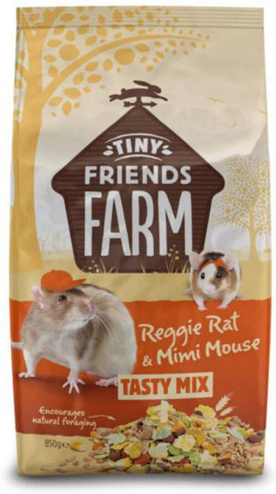 Tiny Friends Farm Reggie Rat & Mimi Mouse Rattenvoer 2.5 kg