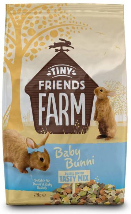 Tiny Friends Farm Baby Bunni Konijnenvoer 2.5 kg