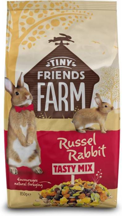 Tiny Friends Farm Russel Rabbit Original Konijnenvoer 850 g