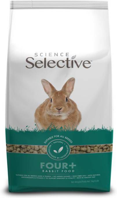 Supreme Science Selective Rabbit 4plus Konijnenvoer 3 kg