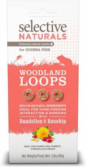 Supreme Selective Naturals Woodland Loops Knaagdiersnack 80 g