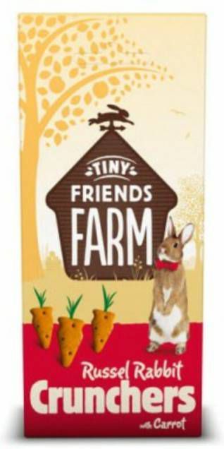 Tiny Friends Farm Russel Rabbit Crunchers Konijnensnack Wortel