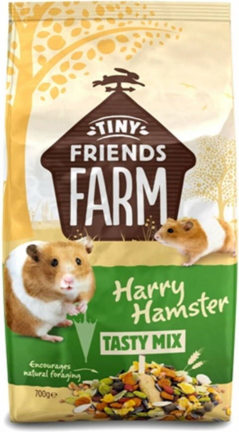 Tiny Friends Farm Harry Hamster Compleet Hamstervoer 700 g