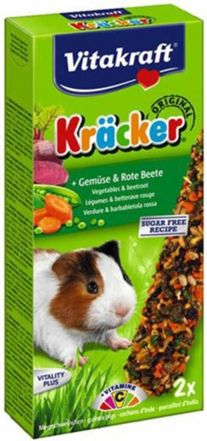 Vitakraft Cavia Kracker Knaagdiersnack Groente