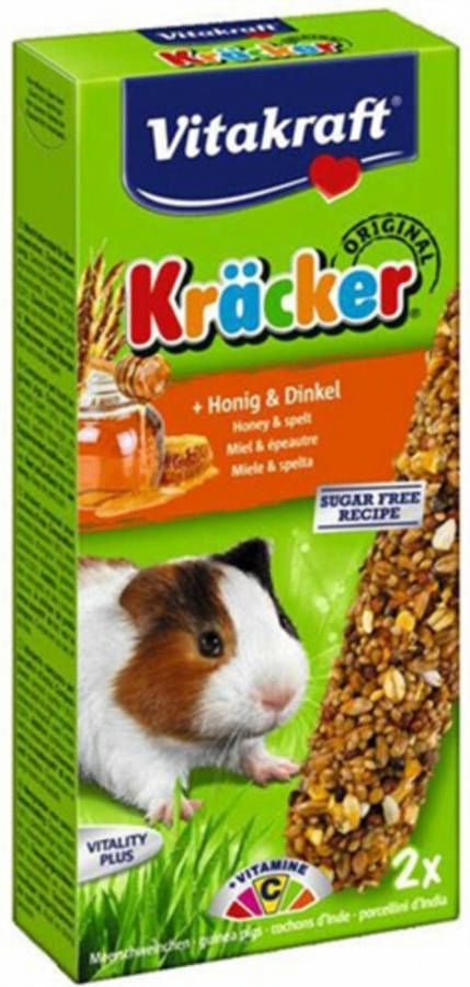 Vitakraft Cavia Kracker Knaagdiersnack Honing