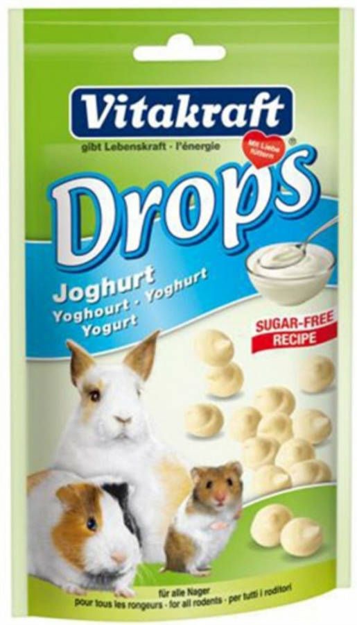 Vitakraft Knaagdier Drops Konijnensnack Yoghurt
