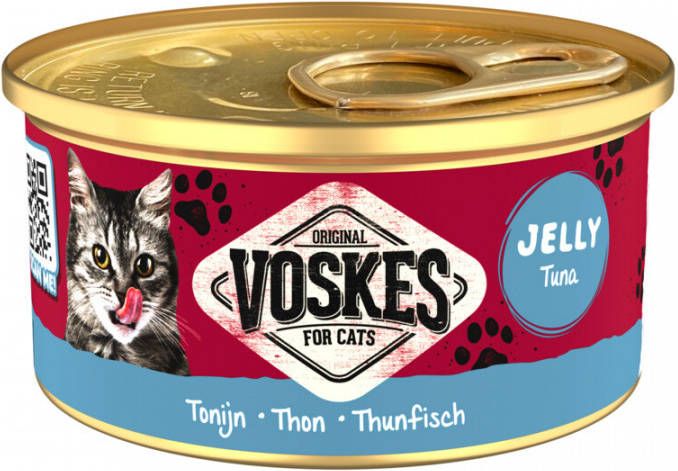 Voskes Kattenvoer Nat Tonijn 85gr