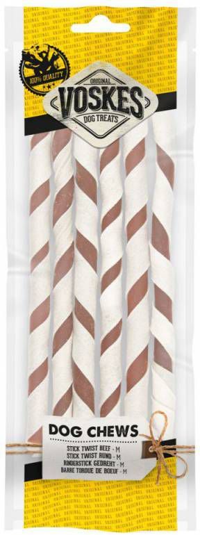 Voskes 10x Twist Stick Beef M 6 stuks