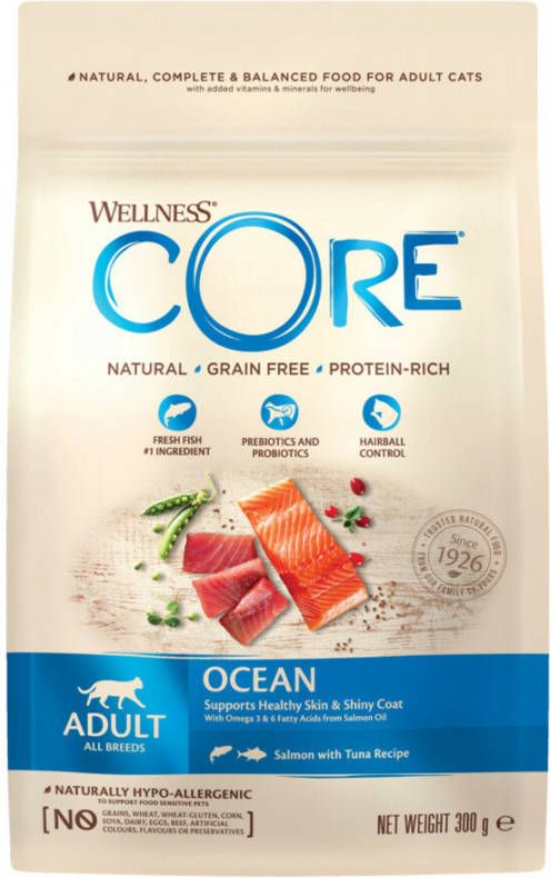 Wellness Core 6x Kattenvoer Original Zalm Tonijn 300 gr