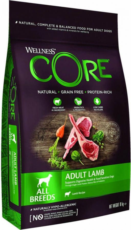 Wellness Core Hondenvoer Lam 10 kg