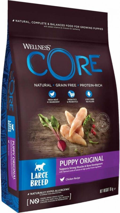 Wellness Core Hondenvoer Puppy Large Breed Kalkoen Kip 10 kg