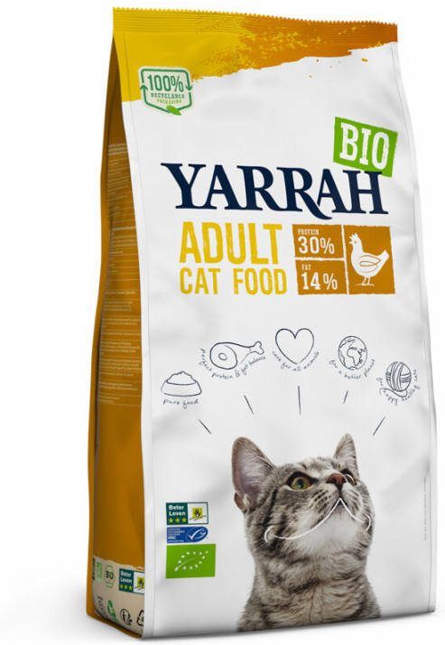 Yarrah Biologisch Adult Kip Kattenvoer 6 kg