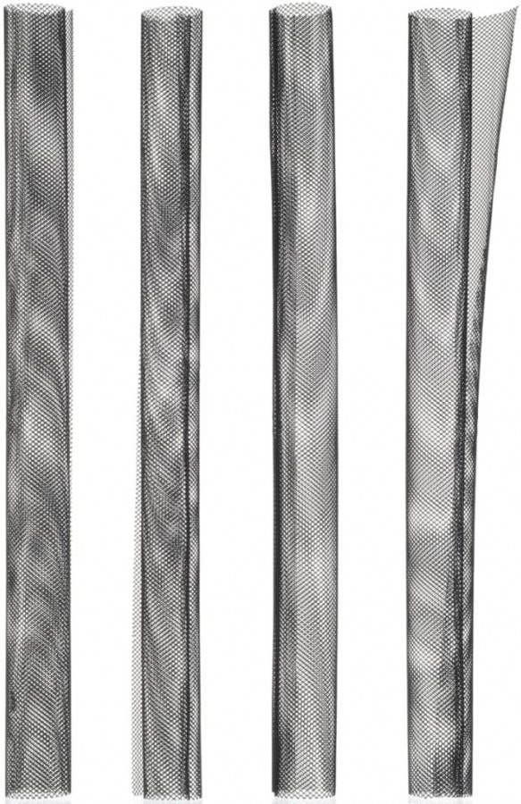 Nature Boombeschermers Klim En Geleide Artikel 6x6x55 cm Zwart 4 stuks