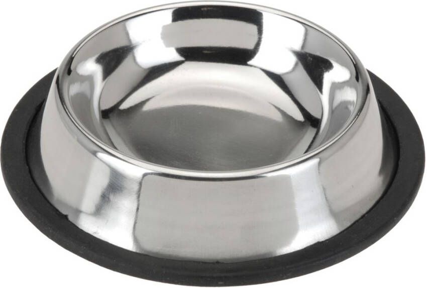 TOM Hondenvoer En Drinkbak Ema 180 Ml Rvs 15, 5 Cm Zilver