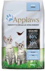 Applaws Gemengd Probeerpakket Droog & Natvoer in Voordeelset 2 kg Adult Kip met Lam + 6 x 156 g Kippenborst & Kaas