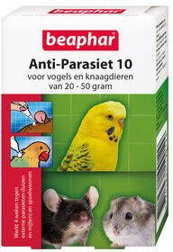 Beaphar Anti Parasiet 10 Knaagdieren/Vogels 20 50 gram 2 pipetten