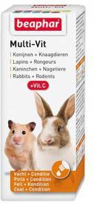 Beaphar 3x Multi vit Konijn&amp, Knaagdier 50 ml