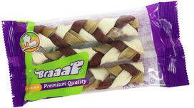 Braaaf Twister Vlecht Klein 3 x 12, 5 cm 3 stuks