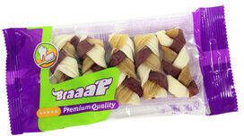 Braaaf Twister Vlecht Mini 5 x 6 cm 3 stuks