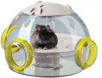 Ferplast Hamster Woonruimte Lab Dierenverblijf 22.5x20.7x14.3 cm Transparant