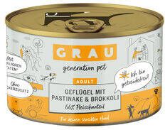 Grau Hondenvoer Gevogelte met pastinaak en broccoli Blik 6 x 200g