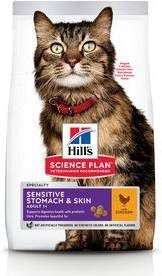 Hill's Hill&apos, s Science Plan Feline Adult Sensitive Stomach & Skin Chicken 300 g