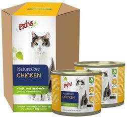 Prins NatureCare kip natvoer kat 2 trays(12 x 200 gr )