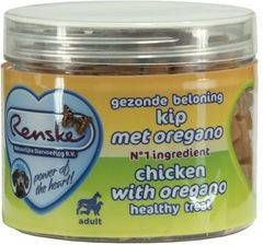 Renske Gezonde Beloning Hartjes kip met oregano hondensnack 2 x 100 gr