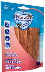 Renske Gezonde Beloning Hond Vlees Repen Zalm 2 x 100 gr