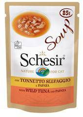 Schesir Kat Soep Tonijn & Papaja 20 x 85 g