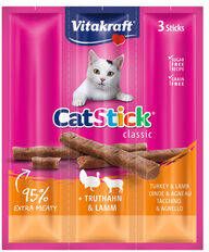 Vitakraft Catstick Classic kalkoen & lam kattensnoep 10 x 3 sticks