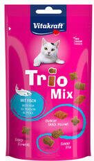 Vitakraft Trio Mix 60 g Kattensnack Vis