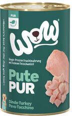 WOW! PUUR 100% Hondenvoer Blik Kalkoen 6 x 400 g