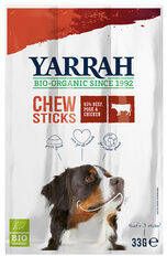 Yarrah Hondensnack Chew Stick met Rund 5 x 33 g