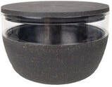 District 70 Bamboo Voorraadpot Met Antislipbodem Hondenvoerbewaarbak Ø18 cm 2250 ml Antraciet