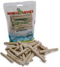 Farm Food Rawhide Dental Munchie Hart Hondensnacks Rund 10 cm 35x8 g Wit