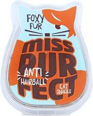 Miss Purfect Foxy Fur 75 gr kattensnoep Per stuk OP is OP
