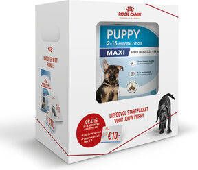 Royal Canin Maxi Start Pakket Puppy Hondenvoer Box + 4 kg