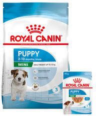 Royal Canin Mini Puppy Combi Bundel 8 kg + 12 x 85 g