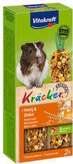 Vitakraft Dwergkonijn Kracker 2 in 1 Honing 2 stuks