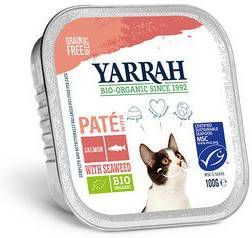 Yarrah Paté Kat Kuipje met Zalm Bio 16 x 100 g online kopen