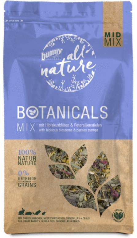 Bunny Nature Botanicals Mix Hibiscus & Peterselie Kruidenvoer Hibiscus Peterselie 150 g online kopen