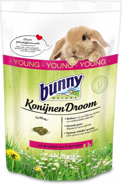 Bunny Nature Konijnendroom Young Konijnenvoer 1.5 kg online kopen